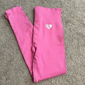 Women’s Best Power Seamless Leggings Size M. Color Pink